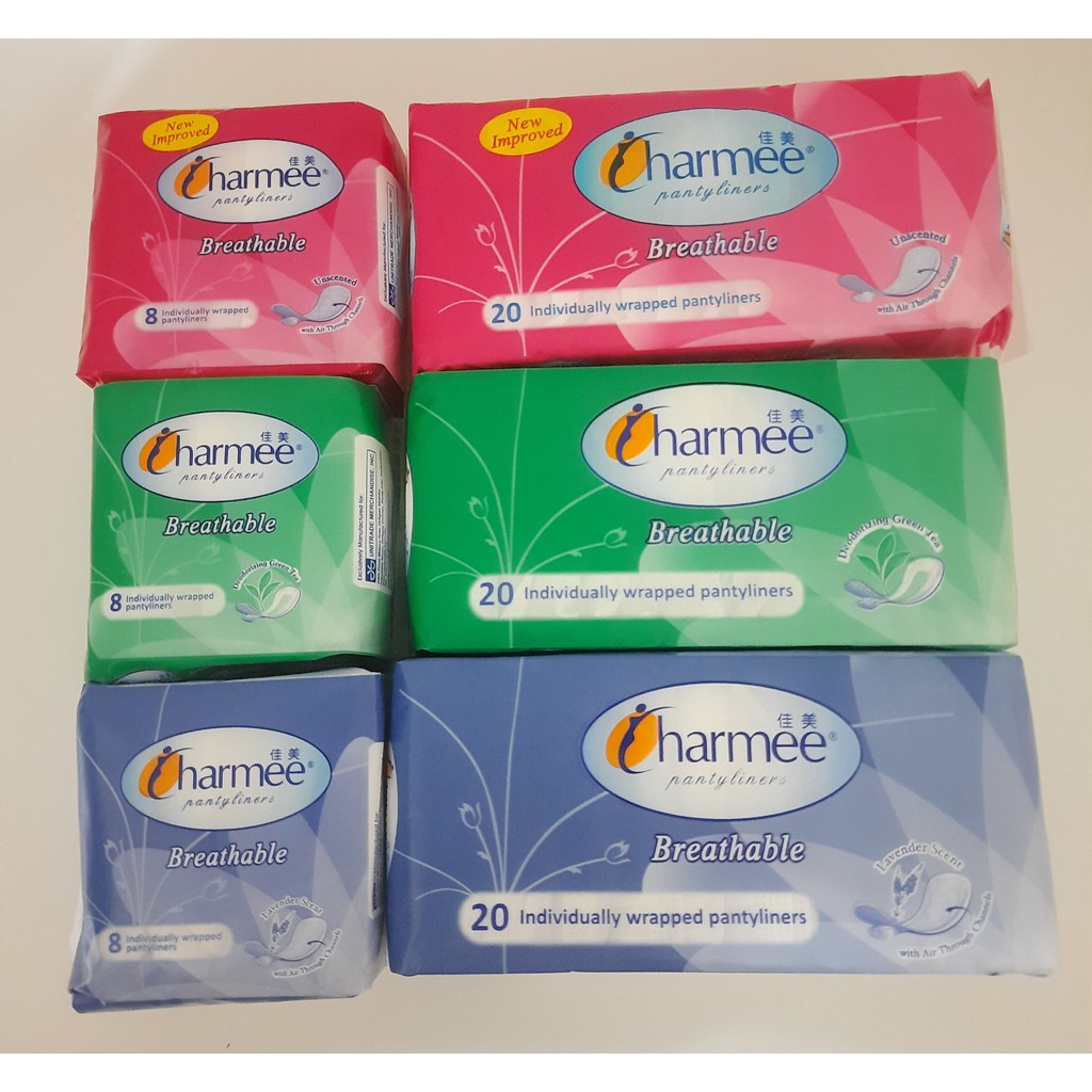 Charmee Panty Liner Breathable (8s & 20s) Shopee Philippines