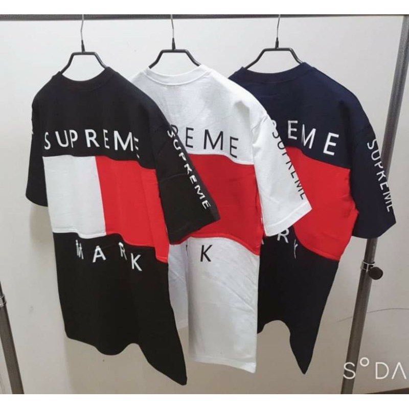 LV Mix Supreme Black White 3D T-Shirt