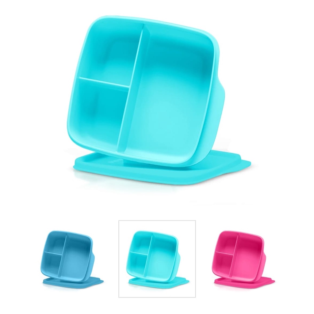 Tupperware Square Divided Lunch Box | Shopee Philippines