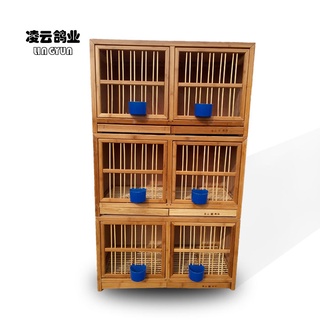 pet solid wood bed cLingyun pigeon cage breeding cage carrier pigeon nest box pairing cage breeding