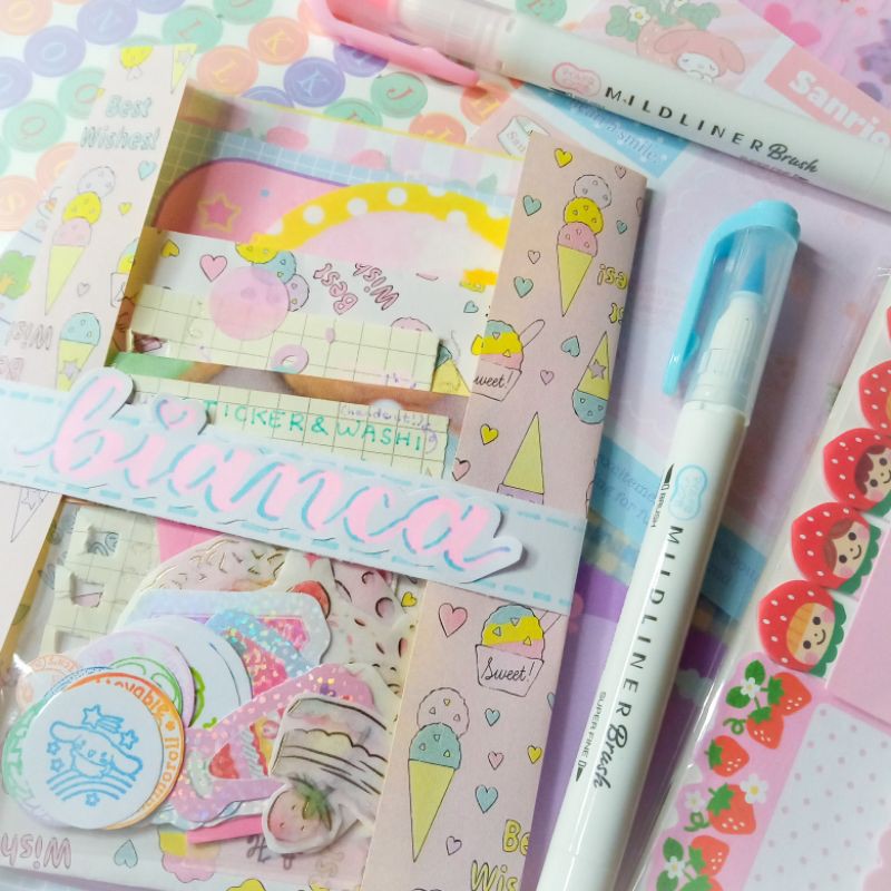 Kawaii Journal Kit Surprise Pack by Pizziawrites (Korean+Japanese ...