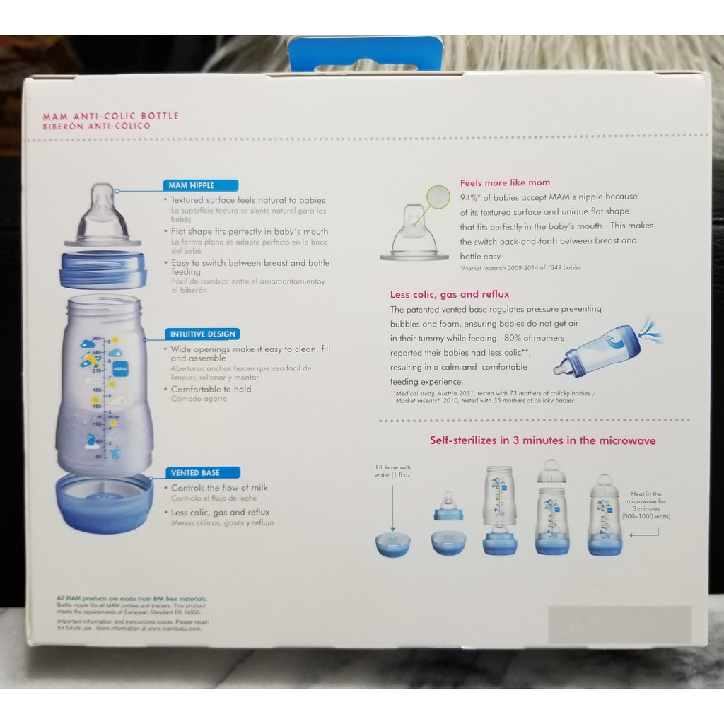 mam bottle not venting