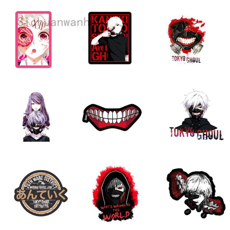 50 pcs tokyo ghoul japan anime stickers for laptop luggage car shopee philippines