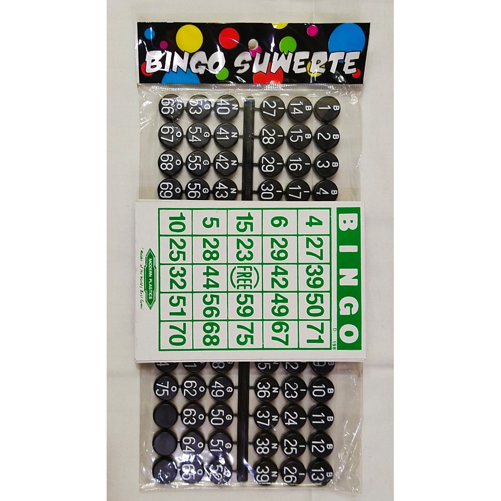 PINOY BINGO NO. WITH CARDS 30 PCS. Shopee Philippines