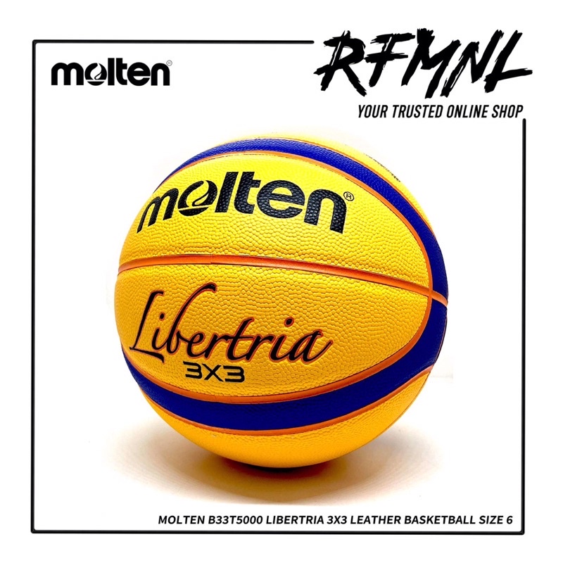 Molten B33T5000 Libertria 3x3 Leather Basketball Size 6 | Shopee ...