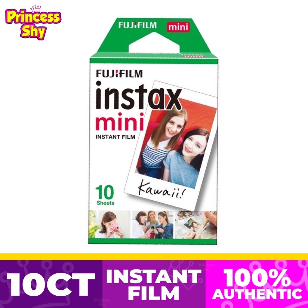 Fujifilm Instax Mini Instant Film 10 Sheets Plain And Various Designs ...