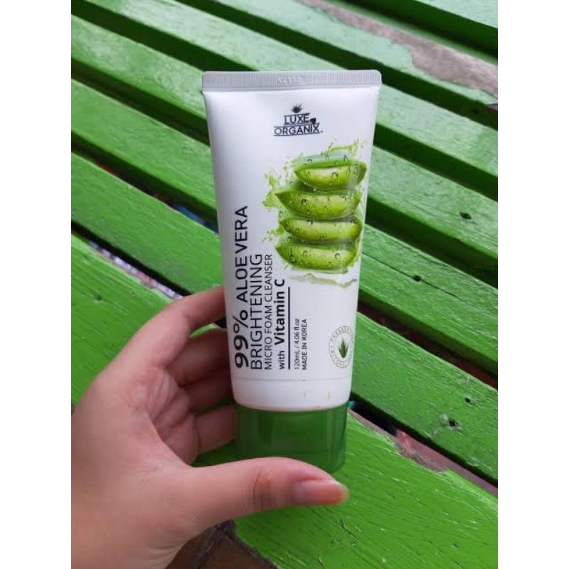 luxe organix 99 aloe vera