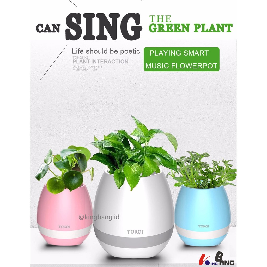 bluetooth speaker flower pot