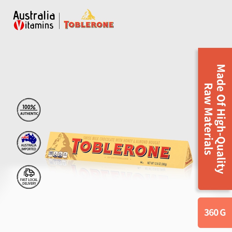 Toblerone Milk Chocolate Bar of Switzerland 360g | Shopee Philippines