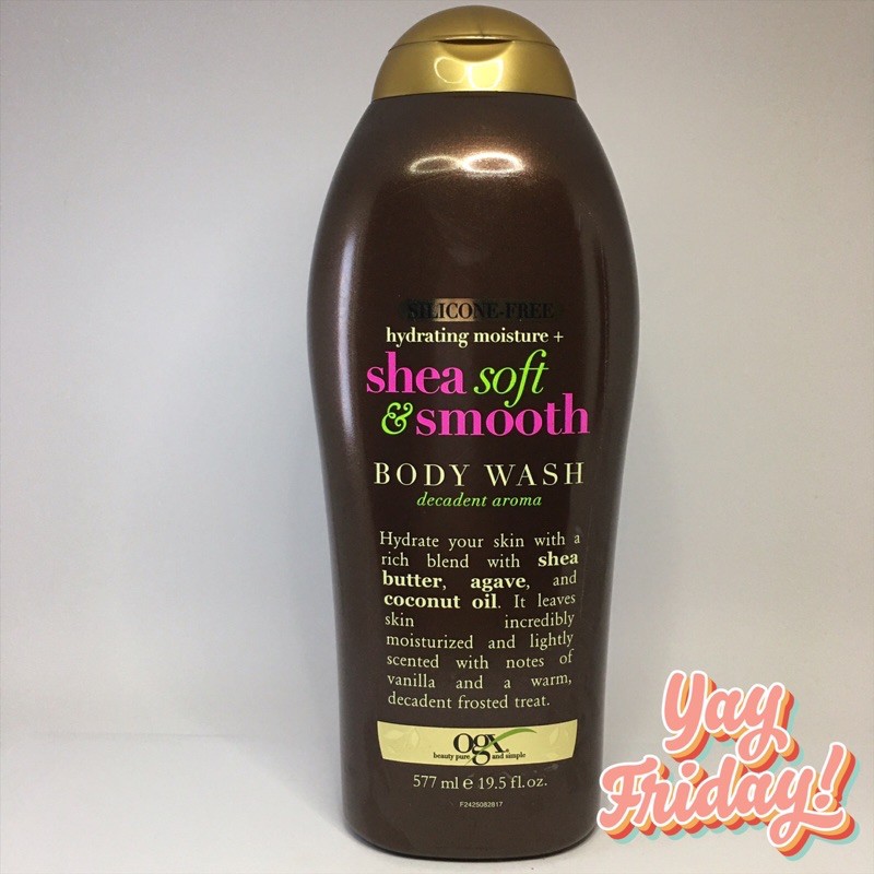 ogx shea soft & smooth body wash