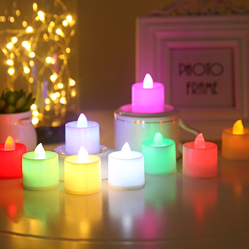 【STOCK】LED flameless candle lamp tea lamp family wedding birthday decoration