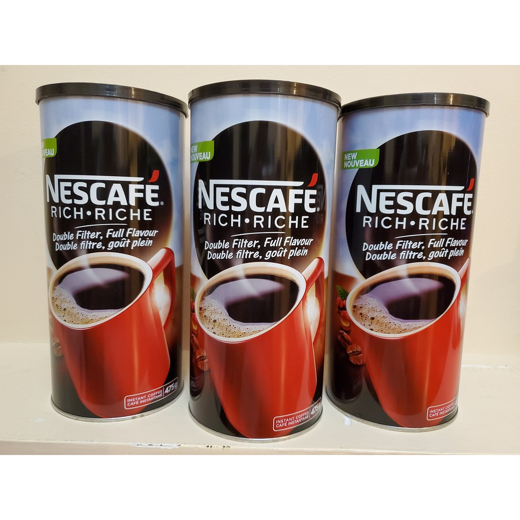 Nescafe Rich Instant Coffee 475g Imported from CANADA Shopee