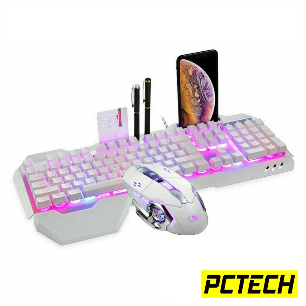 Popcorn 618 Wired Gaming Keyboard And Mouse Set 16 Backlighting Effects