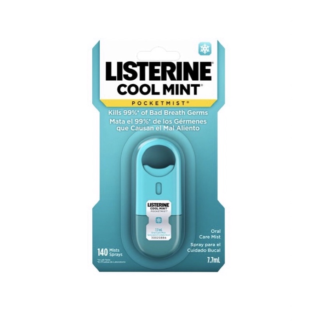 LISTERINE COOL MINT POCKETMIST 7.7ml | Shopee Philippines