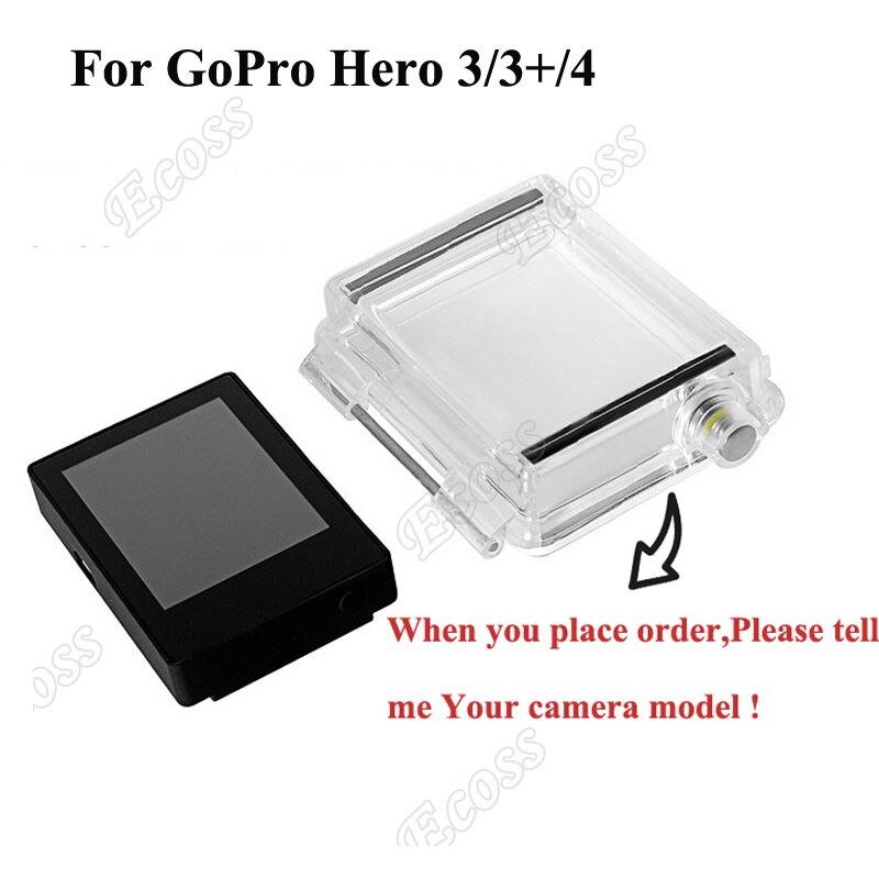 Suptig Lcd Screen For Gopro hero 3 3+ 4 Camera LCD Bacpac Display Viewer W/  Backdoor for GoPro Hero3 | Shopee Philippines