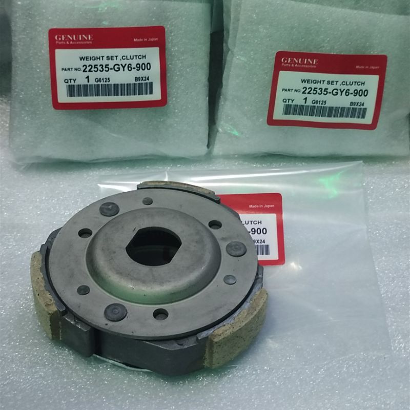 CLUTCH WEIGHT SHOE ASSY/LINING,GY6 125,GY6 150,RUSI SCOOTER,KYMCO LIKE