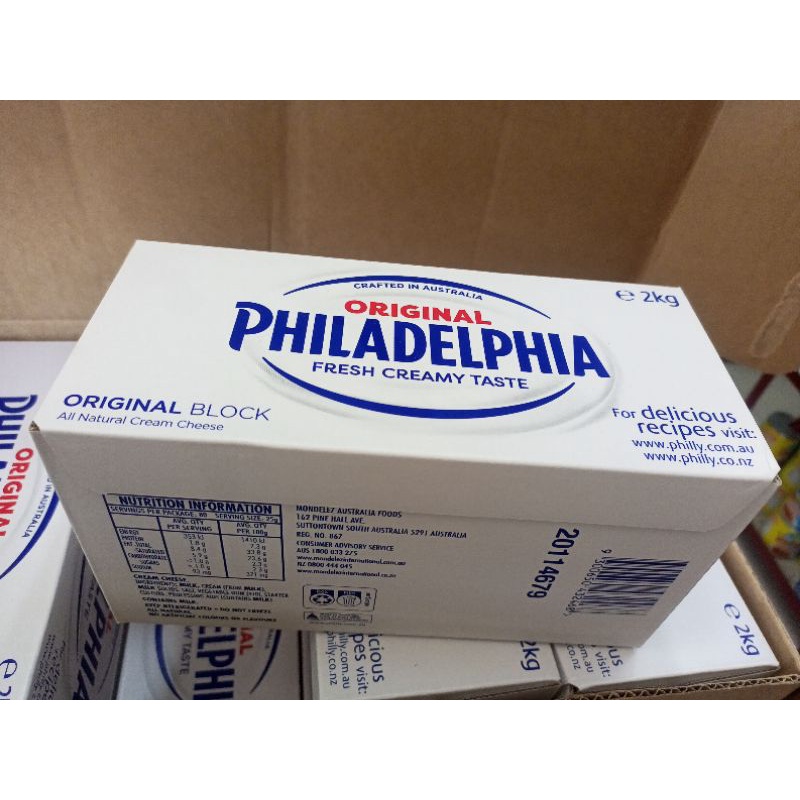 Philadelphia Cream Cheese 2kg Shopee Philippines