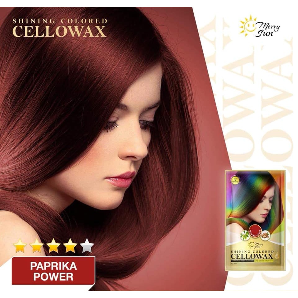 MERRY SUN CELLOWAX PAPRIKA POWER HAIR COLOR!!! AUTHENTIC!!! COD
