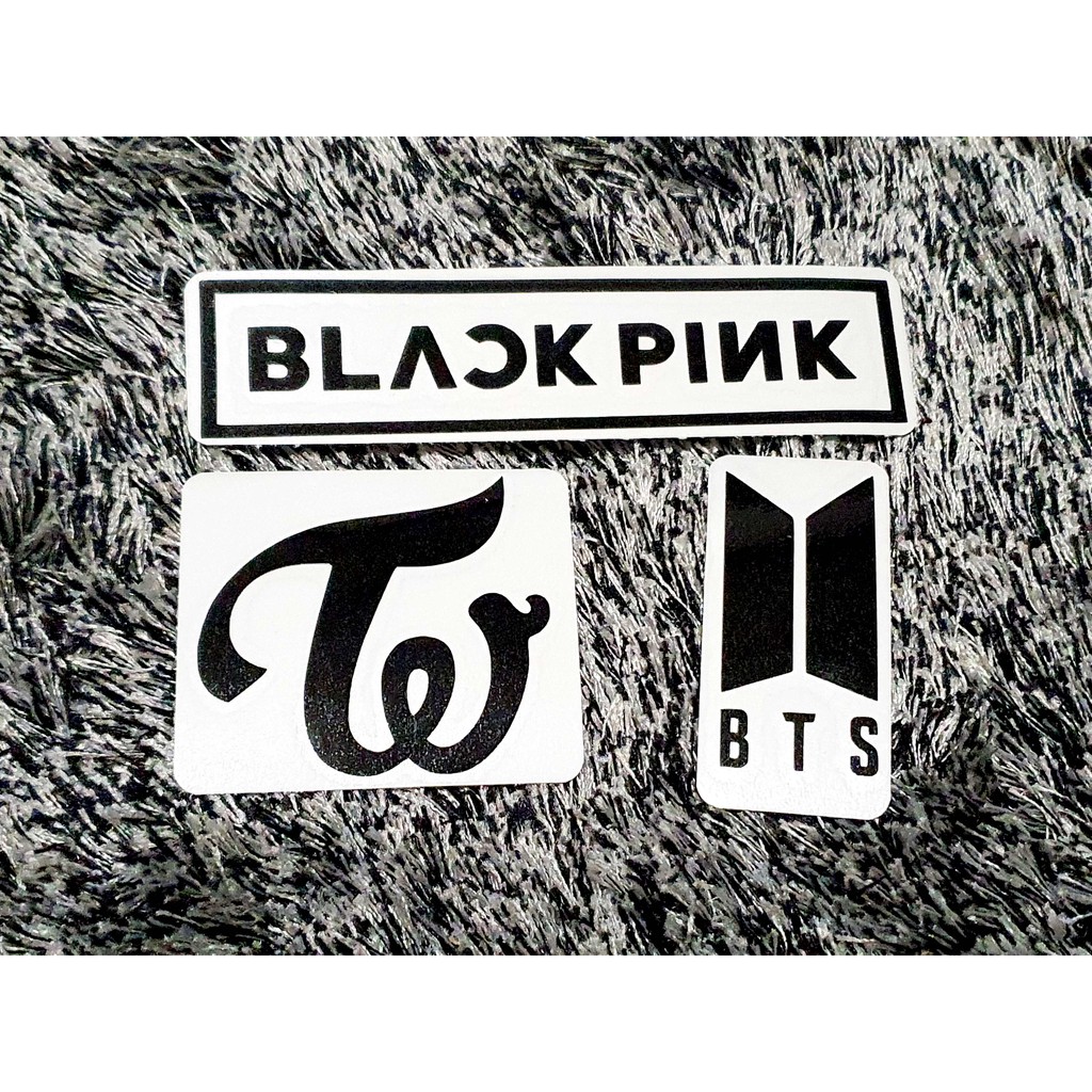 Kpop Logo Decal Sticker Twice Bts Blackpink Shopee Philippines