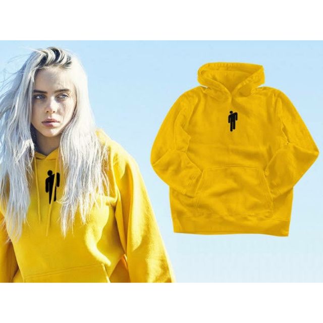 billie eilish yellow sweatshirt