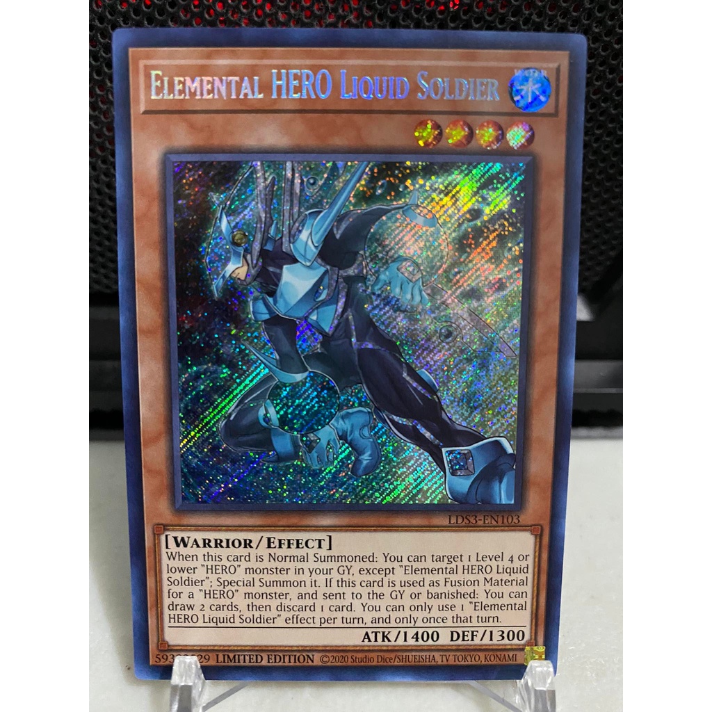 Elemental HERO Liquid Soldier - LDS3-EN103 - Secret Rare 1st Edition ...