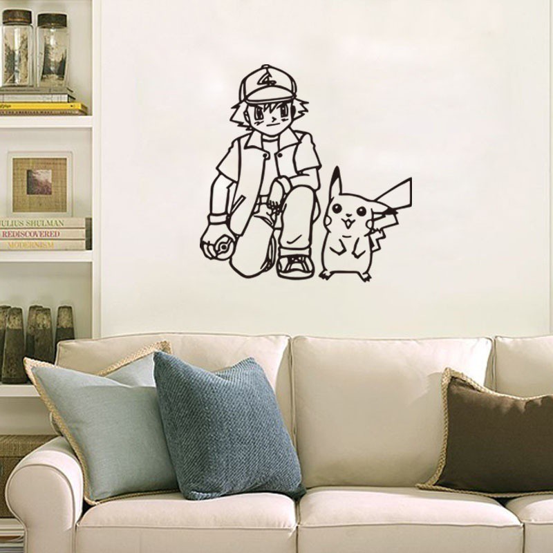 Pokemon Diy Art Quote Wall Decal Decor Room Stickers V Shopee