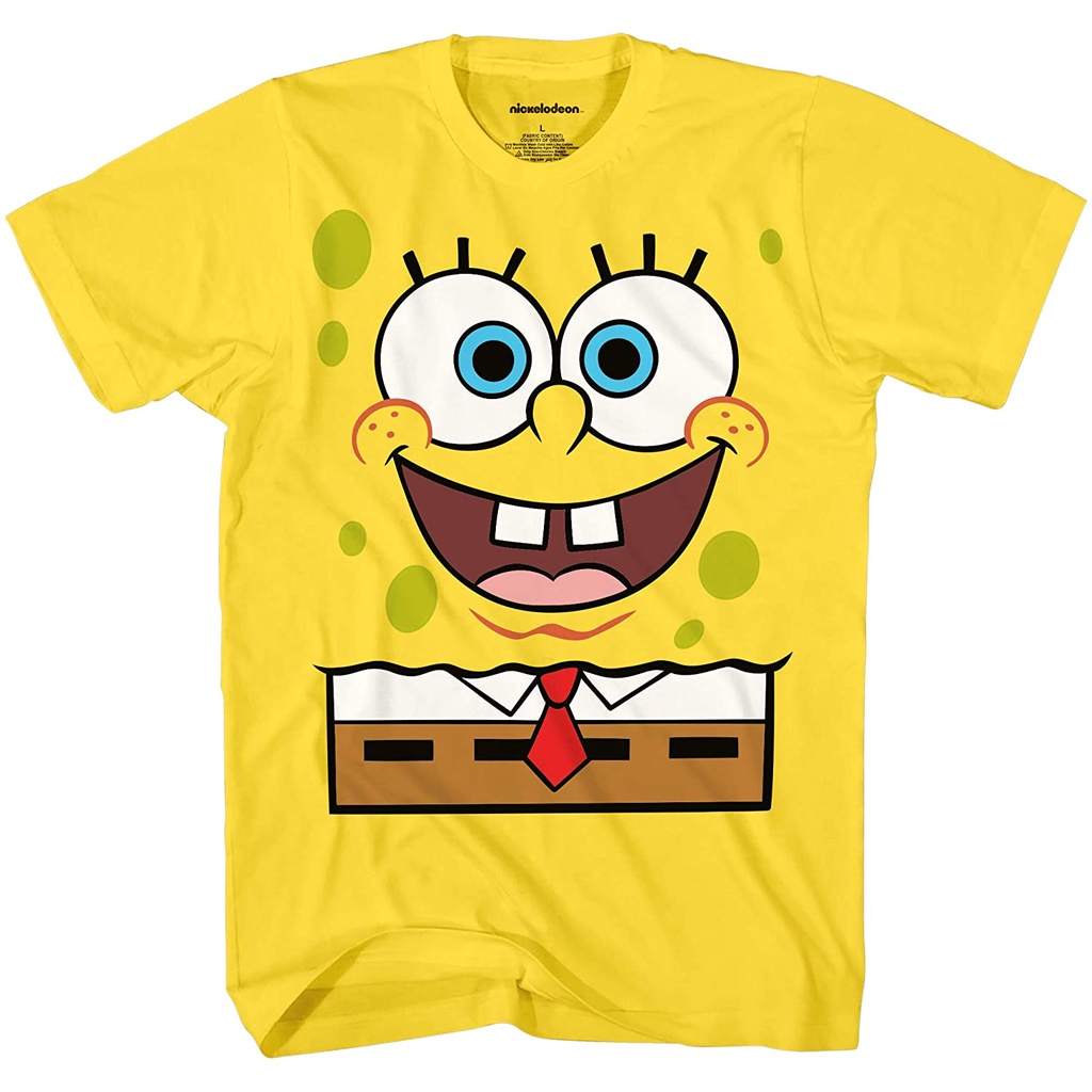 Spongebob Squarepants Classic Shirt Big Face Costume T Shirt #2