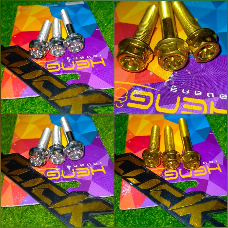 Honda Click Swing Arm heng bolts 3 pcs for (click 125/150i)V2&V1