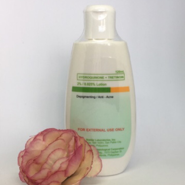 Hydroquinone + tretinoin lotion 120ml(body bleaching) Shopee Philippines