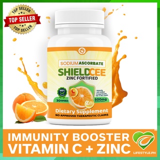 Vitamin c with Zinc sodium ascorbate health food suplement immune booster non acidic Shield Cee 30 c #6