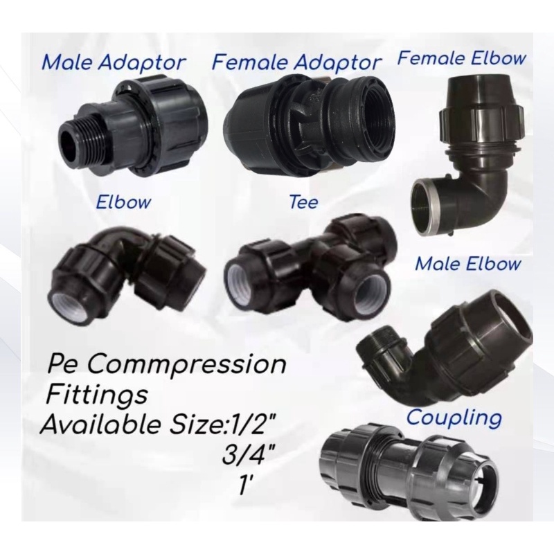 WPT5026 PE Compression Fittings for PE PIPE Shopee Philippines