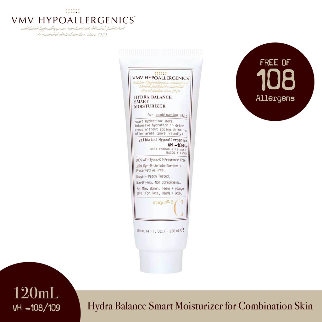 VMV Hypoallergenics Hydra Balance Smart Moisturizer For Combination ...