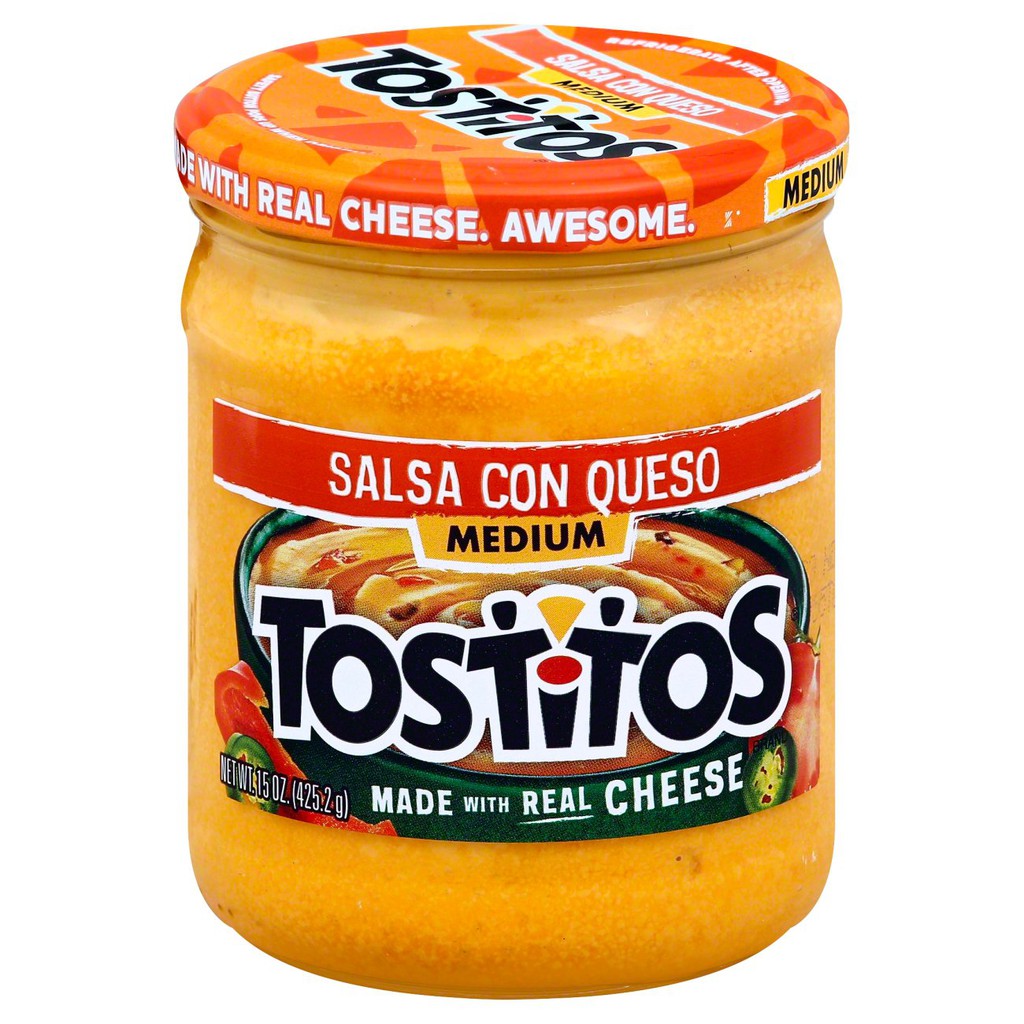 Tostitos Salsa Con Queso Medium Dip With Real Cheese 425.2gr | Shopee  Philippines