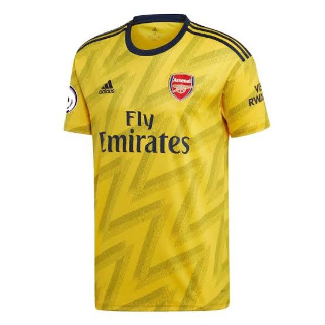 FLY EMIRATES YELLOW FOOTBALL T-SHIRT 