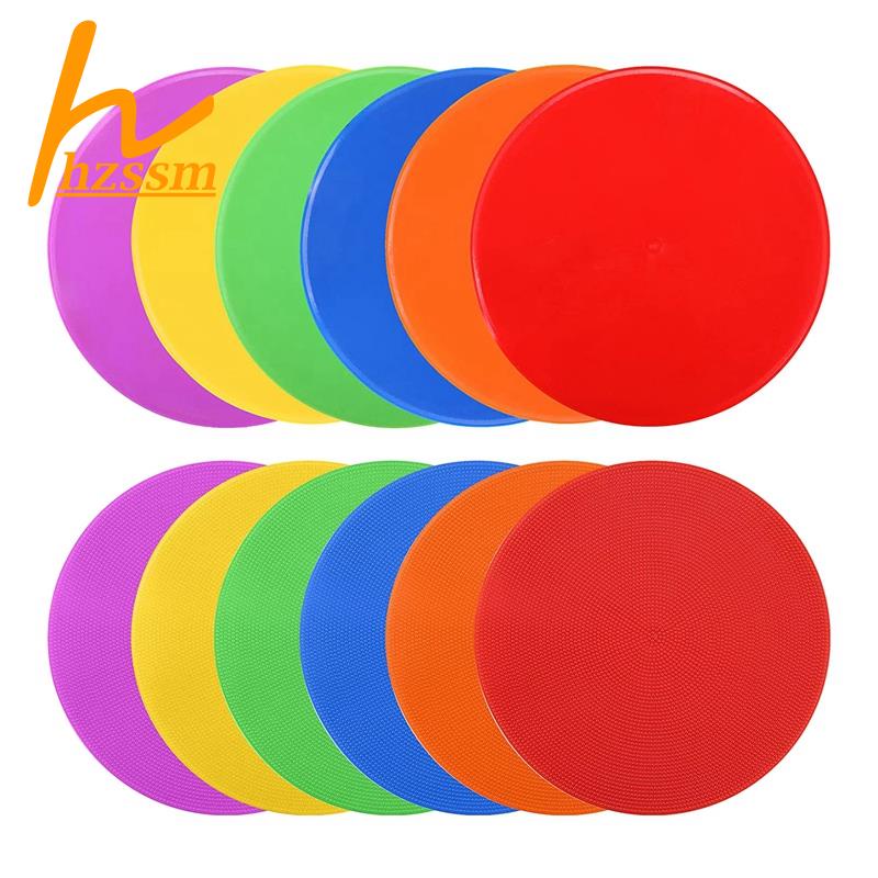 GSI Colorful Spot Markers Anti Slip Skid Rubber for Drills and Training School Teaching 