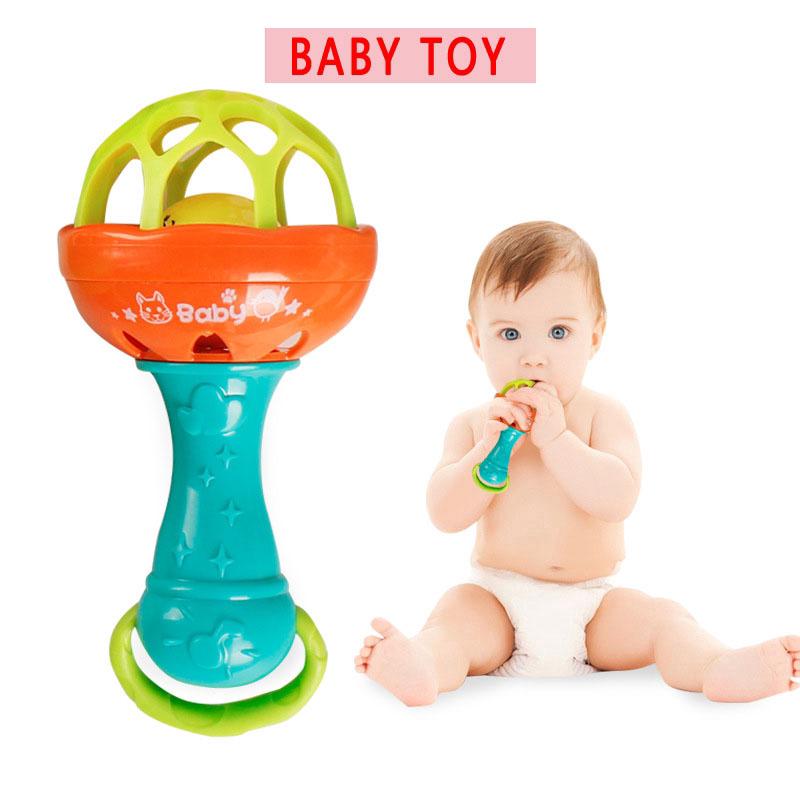 Macaron BPA Lem Lembut Rattle Mainan  Lembut Teether 