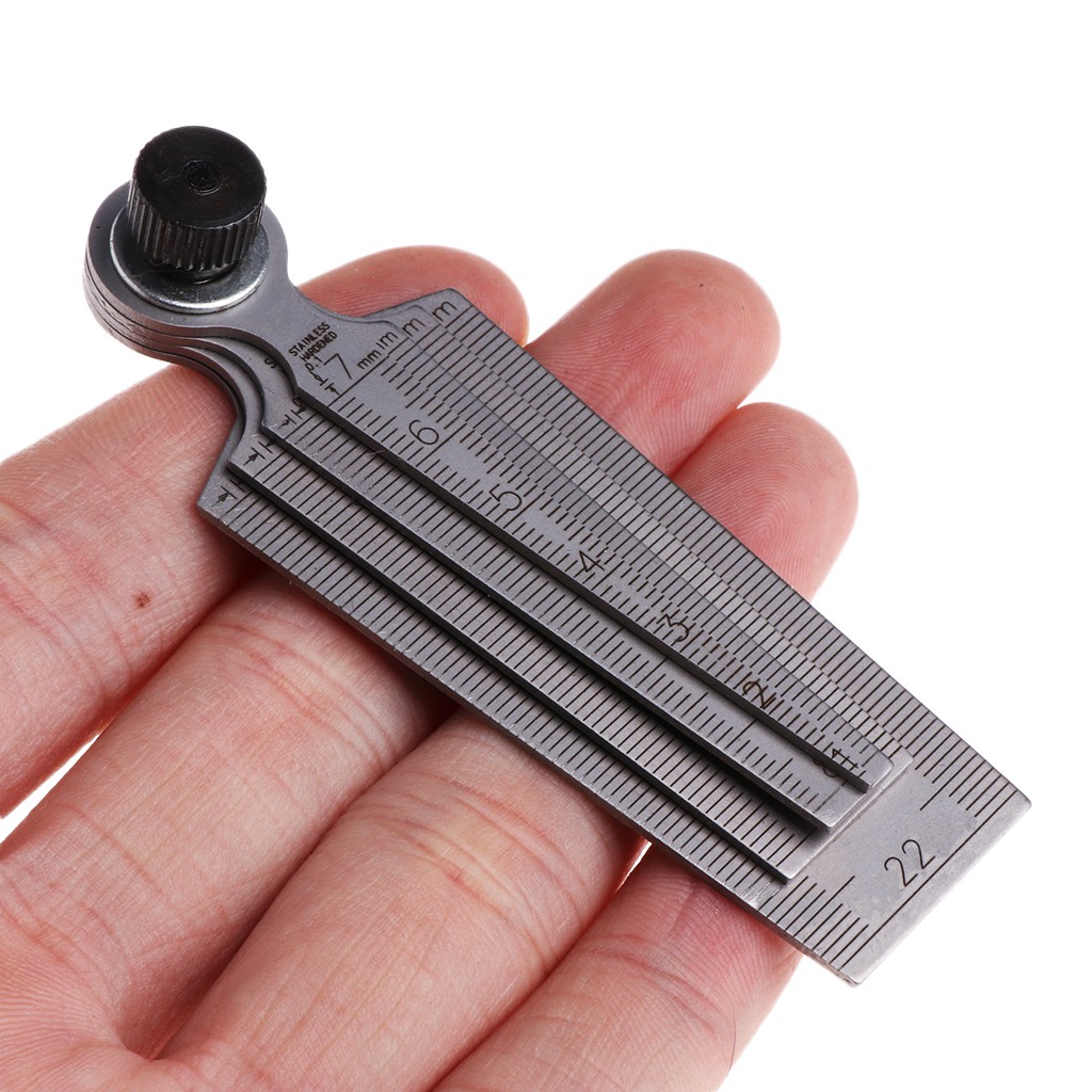 Gap Hole Measuring Taper Gauge Ruler Depth Inspecting Tool Shopee