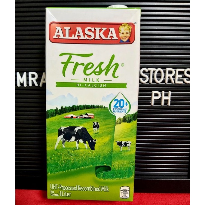 Alaska Fresh Milk 1 Liter Shopee Philippines