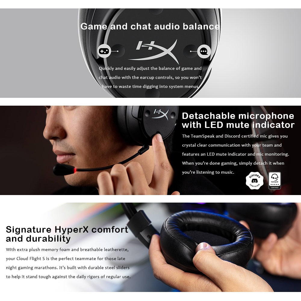 hyperx cloud flight s controls