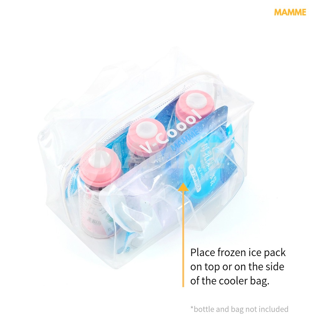 cooler with ice pack in lid