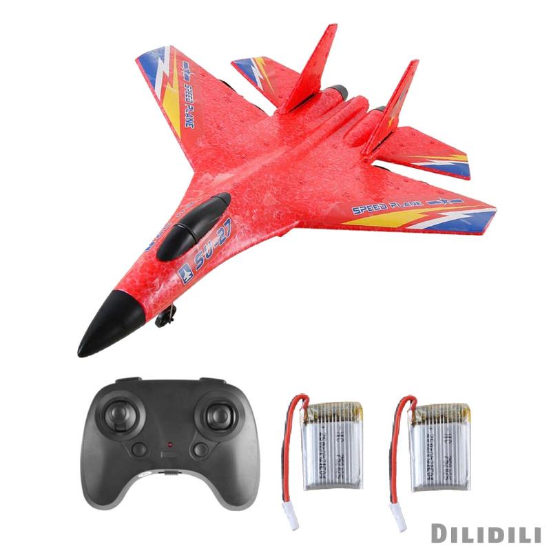 2.4g Remote Control Airplane Su27 Rc Plane Model With Rechargeable 