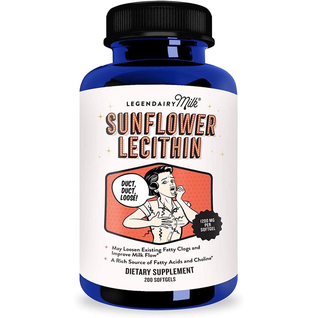 Legendairy Milk Sunflower Lecithin for Plugged Clogged Ducts