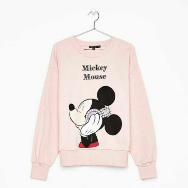 bershka mickey sweatshirt