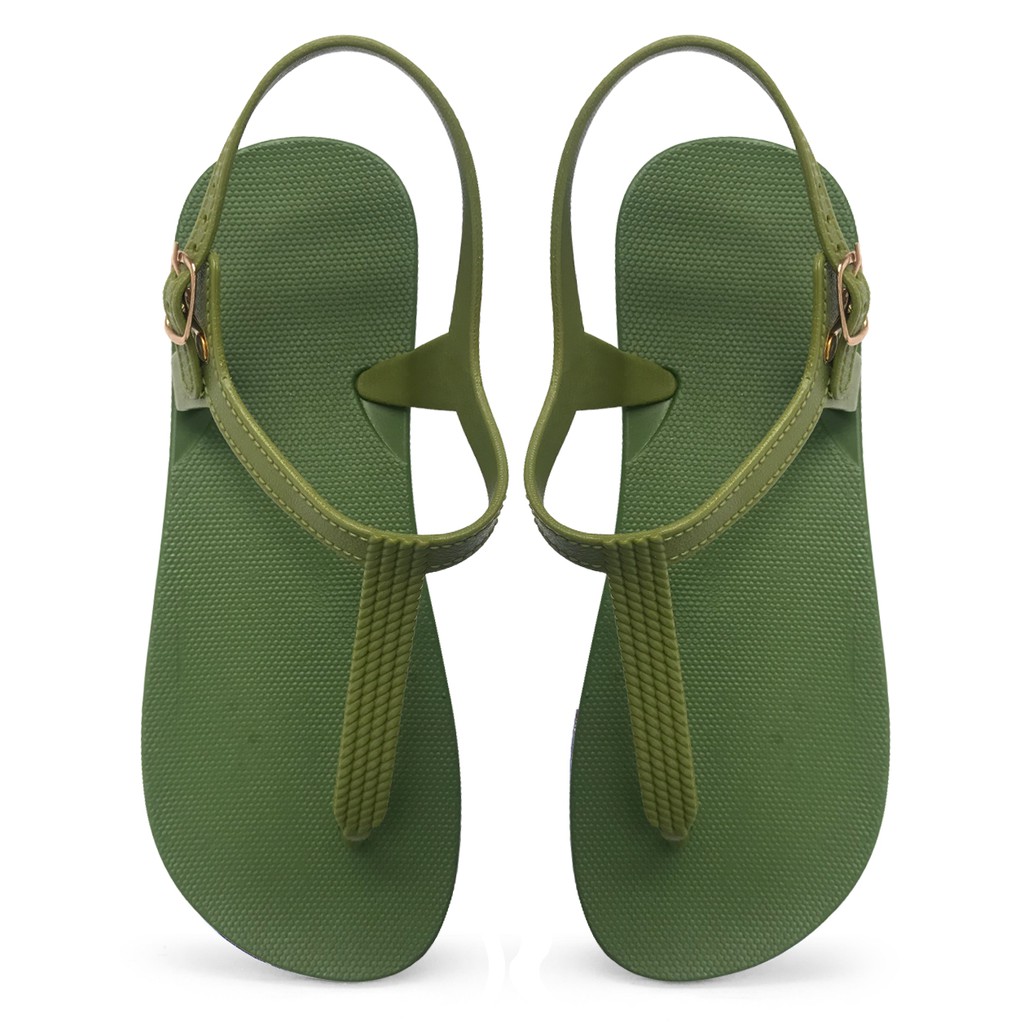 Caribbean Ladies Sandals  Giselle Sandals  Olive Green 