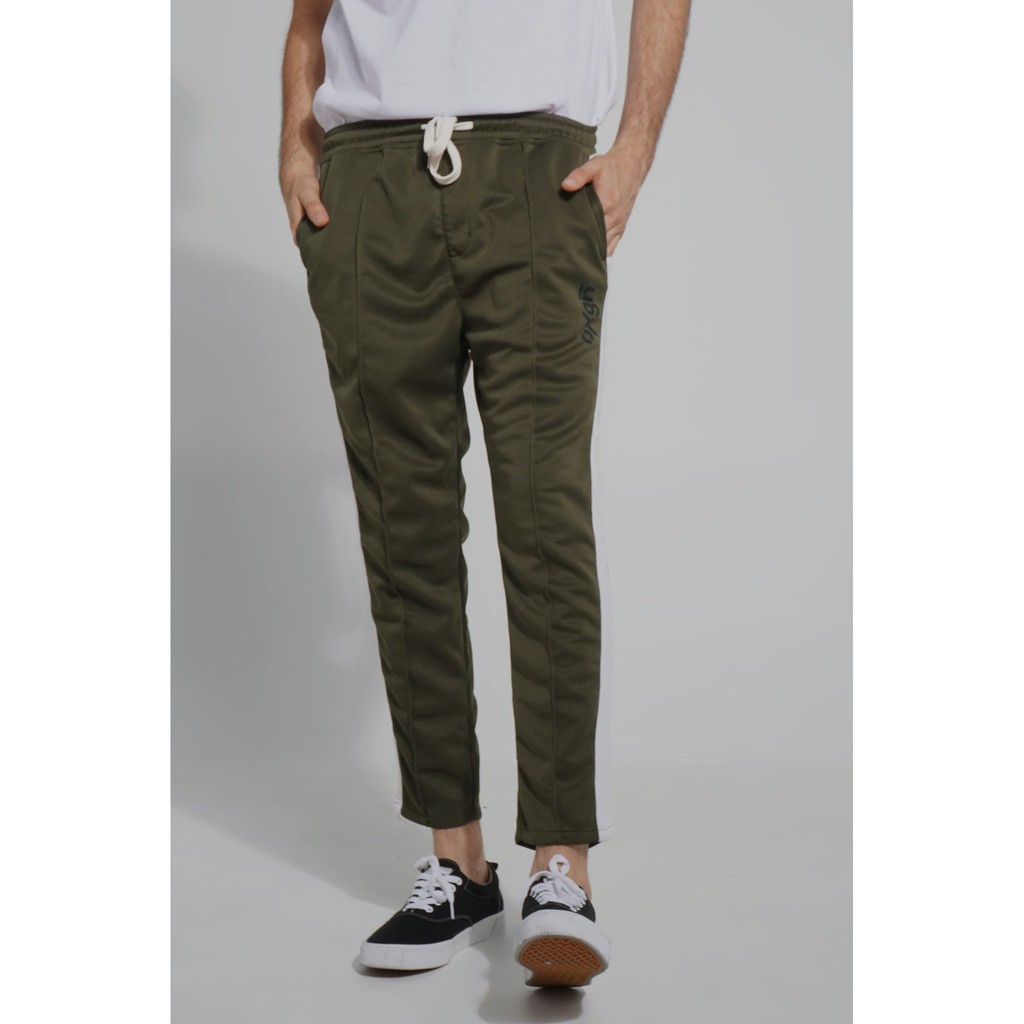 mid rise track pants