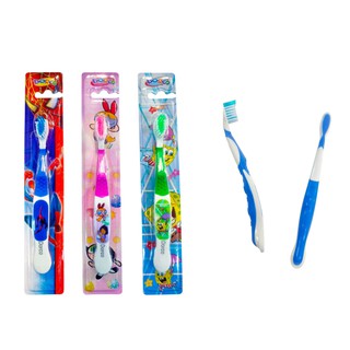 ZW CARTOON character ben10 spiderman dora spongebob Kids Soft Toothbrush sold by each #1