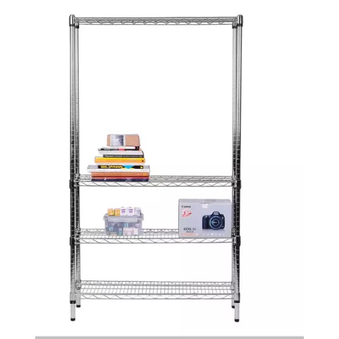 COT Hardware 48 x 24 x 63 Wire Mesh Furniture Rack H/D (Chrome