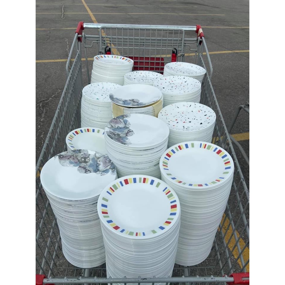 Corelle bread plate 6.75" ( sold per set of 6pcs) Shopee Philippines