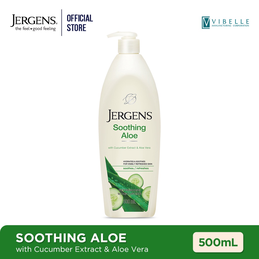 Jergens Soothing Aloe Moisturizing Lotion Shopee Philippines