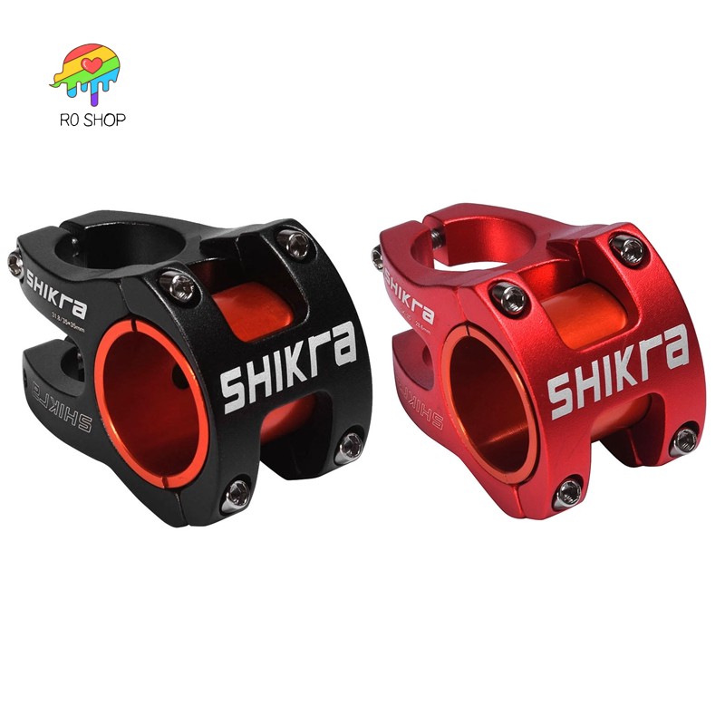 SHIKRA MTB Aluminum Alloy Bike Bicycle Stems 35MM Fixed Short Handle ...